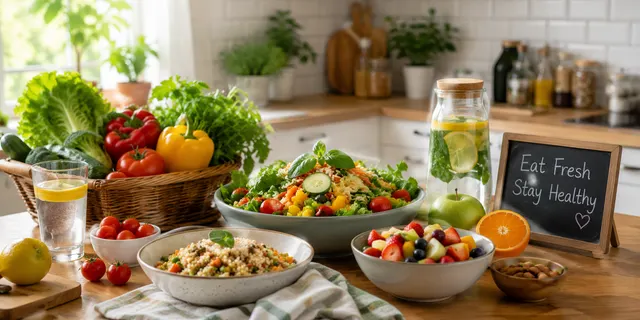 How to Stay Healthy by Eating Fresh Food?
