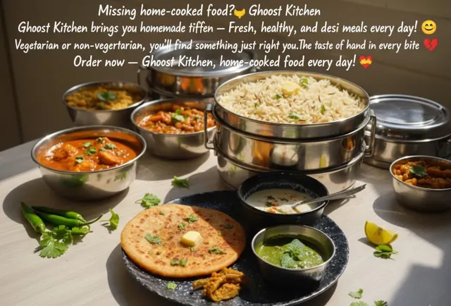 GhoostKitchen tiffin service 