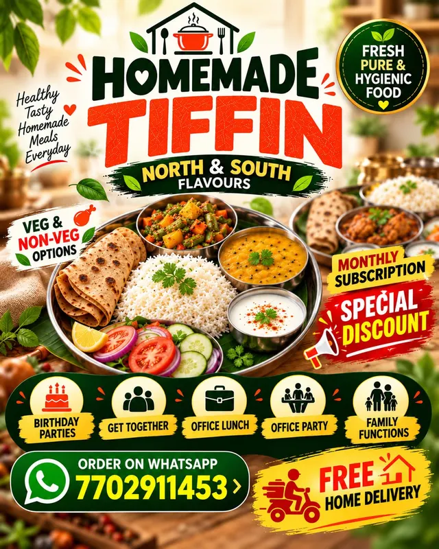 Pure Homemade Tiffin